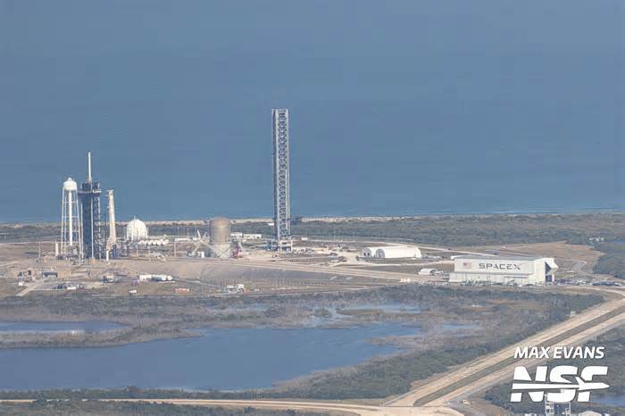 Starship and other launch site preparations in Florida...