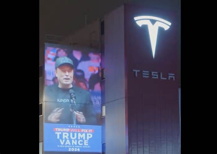 Tesla’s Amsterdam HQ is backdrop for Elon Musk and Trump film