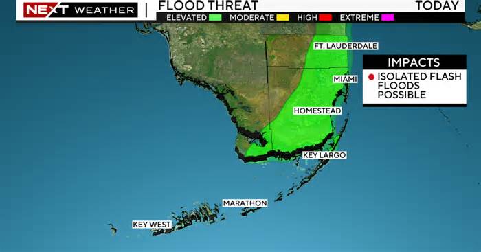 South Florida can expect periods of rain this weekend, localized flooding possible