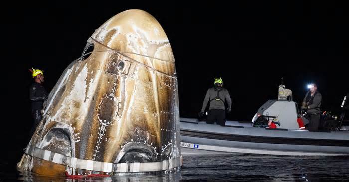 NASA Astronaut Has ‘Medical Issue’ After SpaceX Splashdown