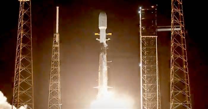 A SpaceX Falcon 9 rocket is poised to set a new record tonight