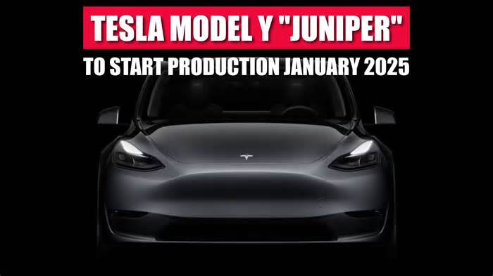 Tesla Model Y "Juniper" To Start Production In January