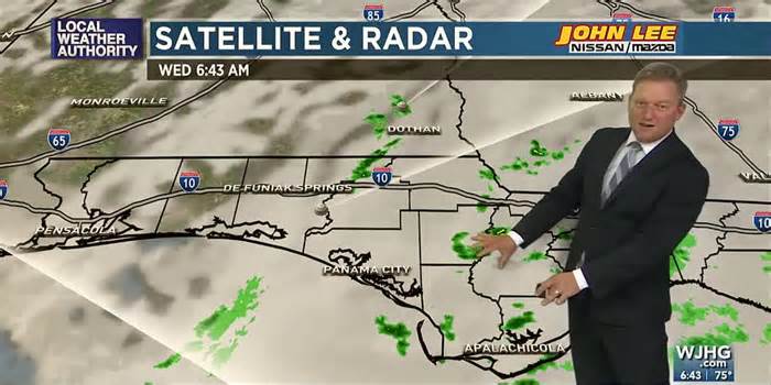 Rain returns to the forecast today for NWFL