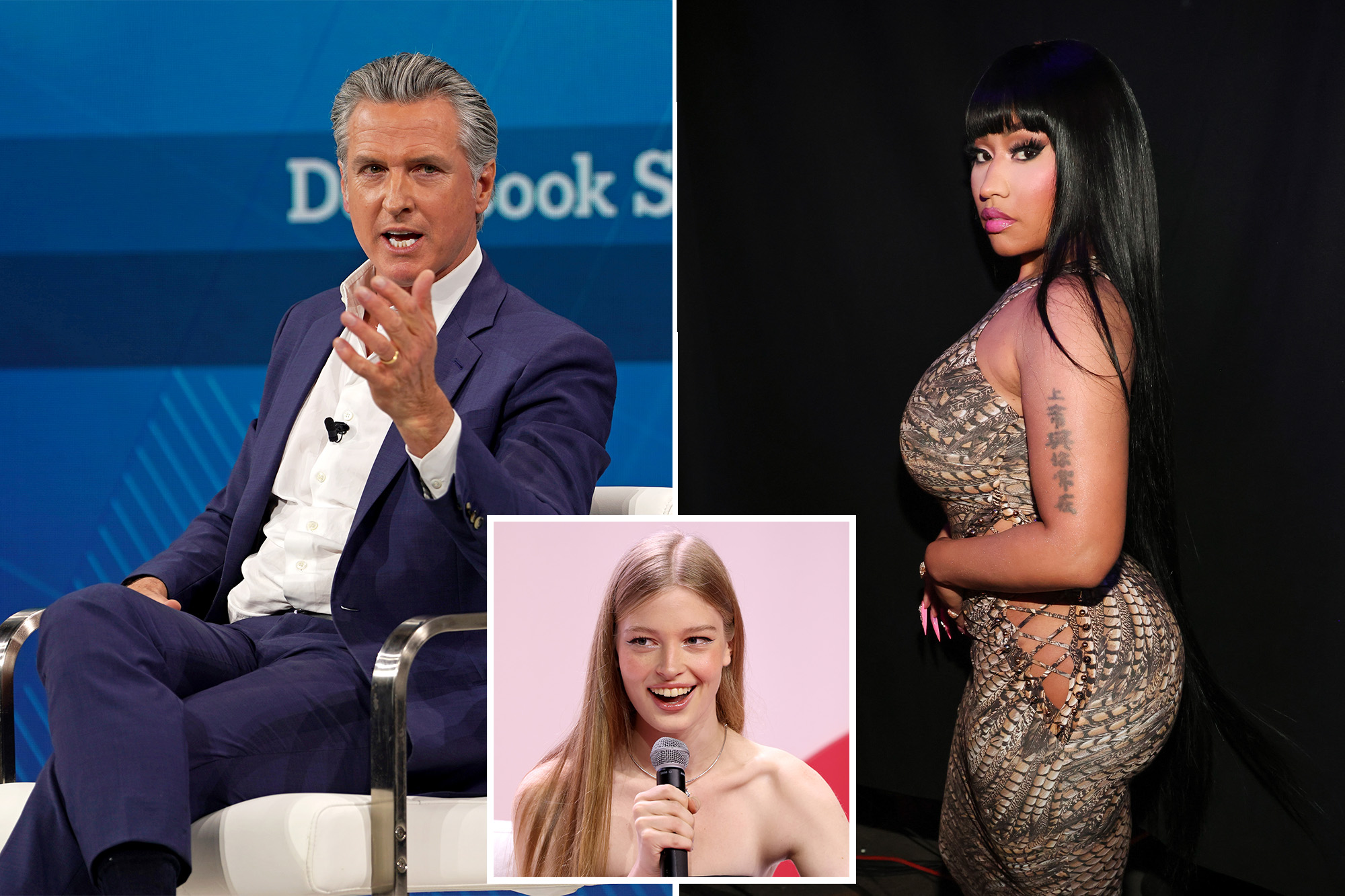 Nicki Minaj tears into ‘Gavvy pooh’ Newsom after online battle with Elon Musk over trans daughter