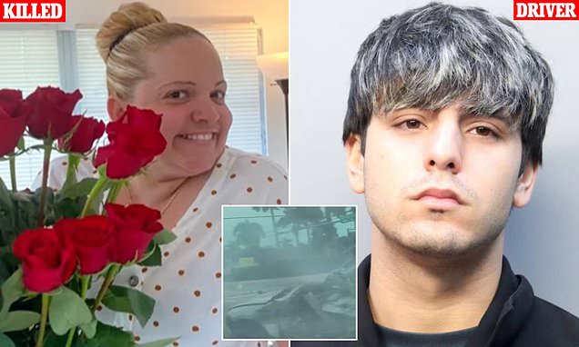 Horrific dashcam shows moment Tesla Cybertruck 'going 97mph' T-boned Hyundai and killed woman inside