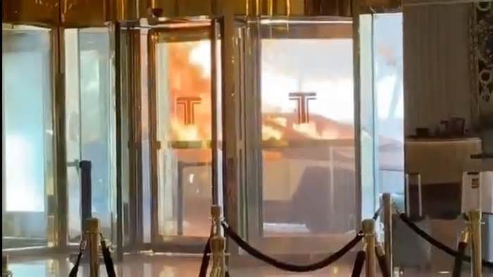 Tesla Cybertruck Explodes Outside Trump Hotel In Las Vegas (Updated)