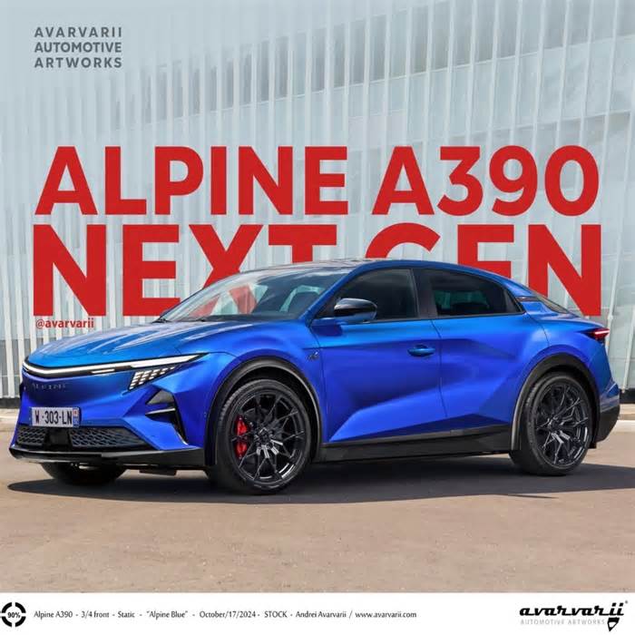 2026 Alpine A390 Comes From Behind the CGI Curtain to Compete With Tesla's Model Y Juniper