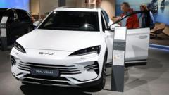 China's BYD set to overtake Tesla as world's top EV seller