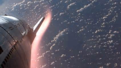 SpaceX | Incredible Views Of Starship Re-Entering Earth's Atmosphere