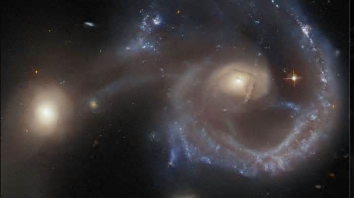 Spiral galaxy 59 million light-years away looks like this: NASA shares stunning video of ’young, hot stars’