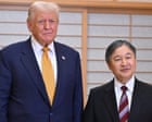 Donald Trump greeted by Emperor Naruhito in Japan before meeting new prime minister – US politics live