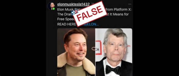 Musk Did Not Ban Stephen King from X, Contrary to Online Claims