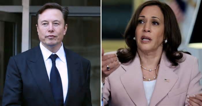 Elon Musk dubbed 'biased' for reposting manipulated Harris campaign video in violation of X’s policies