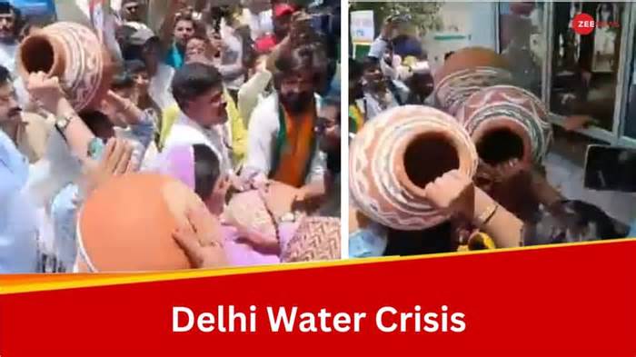 Delhi Water Crisis: AAP Accuses BJP Of Vandalising Delhi Jal Board Office