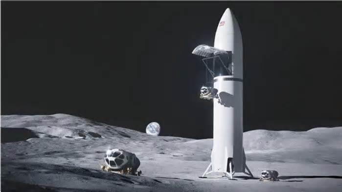 NASA Picks SpaceX, Blue Origin to Fly Lunar Rover and Habitat to Moon