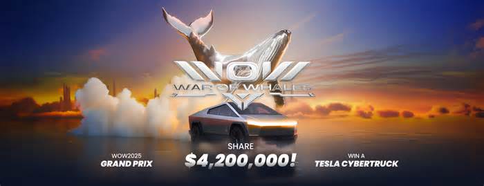 BloFin WOW (War of Whales) 2025 Grand Prix Opens Registration for $4.2M Trading Championship and Tesla Cybertruck Prize