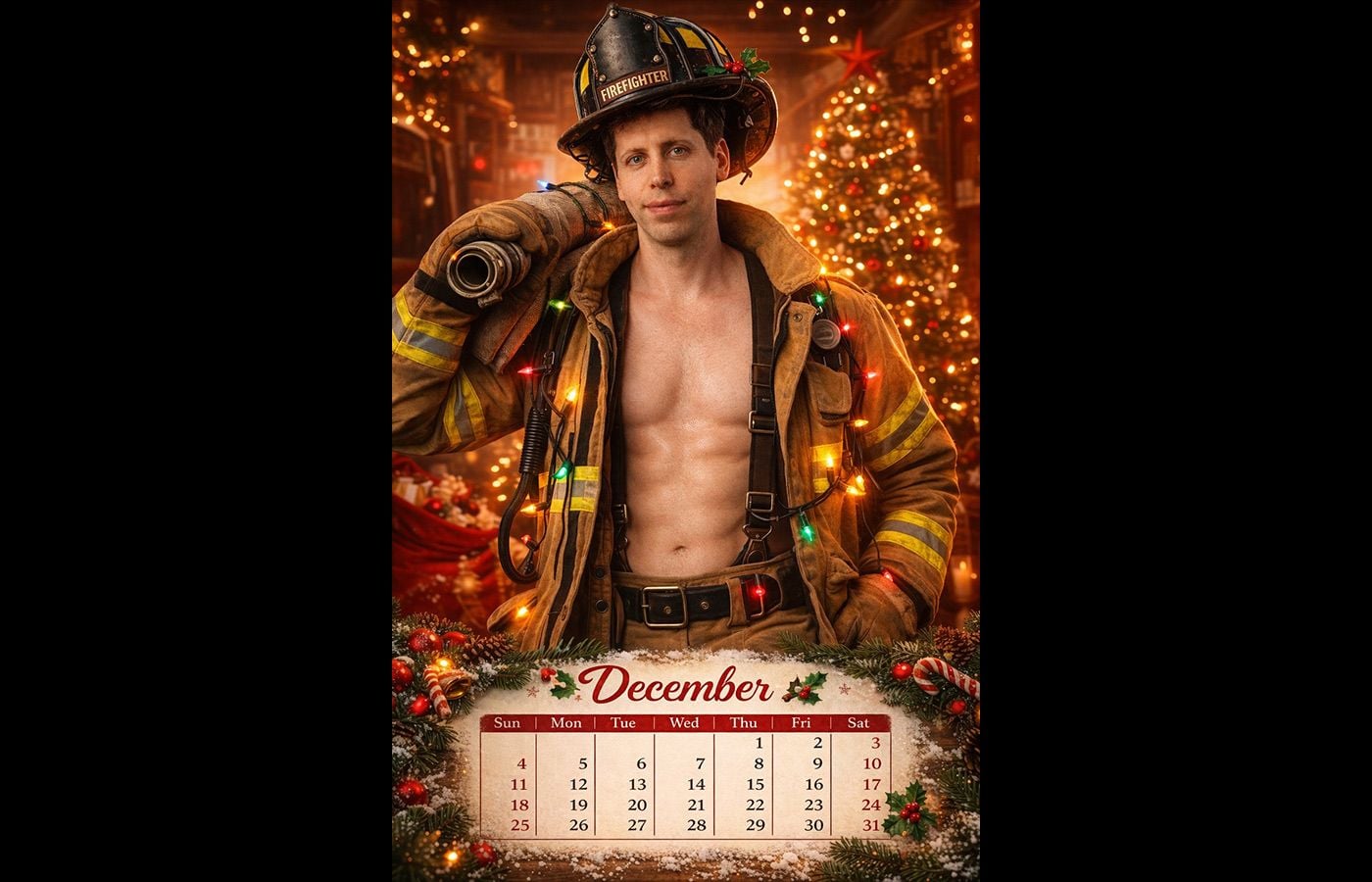Sam Altman Posts Slutty AI Photo of Himself as Fireman to Promote ChatGPT Images 1.5