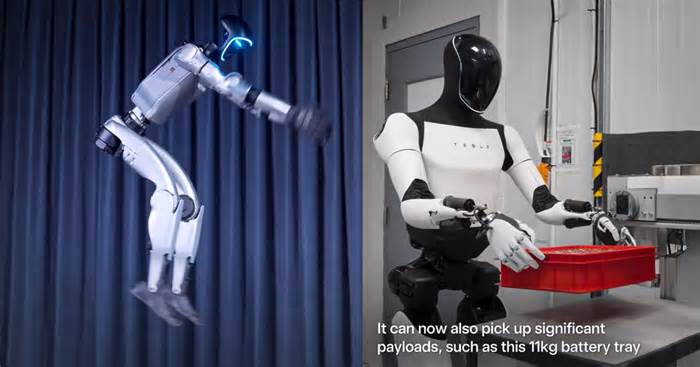 Watch: Two very different humanoid robot updates from Tesla & Unitree