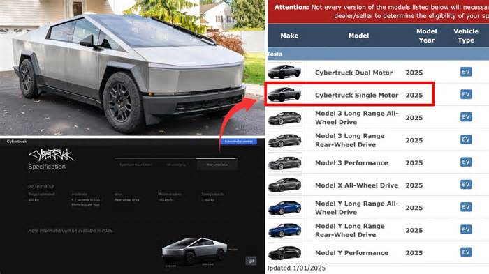 Single-Motor Tesla Cybertruck RWD All but Confirmed for 2025 Launch