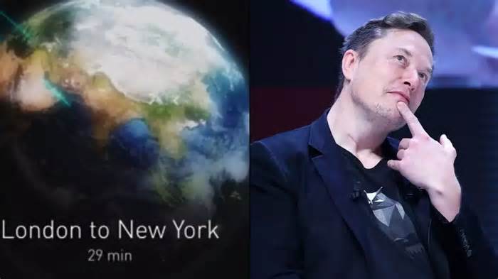 Elon Musk says it'll soon be 'possible' to travel from London to New York in just 30 minutes at mind-blowing speeds