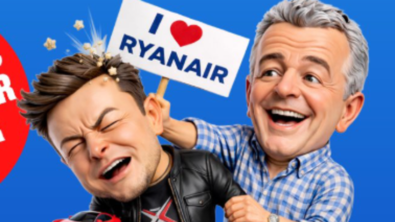 The ‘idiot’ sale: How Ryanair is using Elon Musk’s Wi-Fi anger for marketing