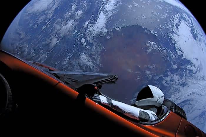 7 Years Ago Elon Musk's SpaceX Launched A Tesla Car In Space: Here's How To See Where It Is Right Now