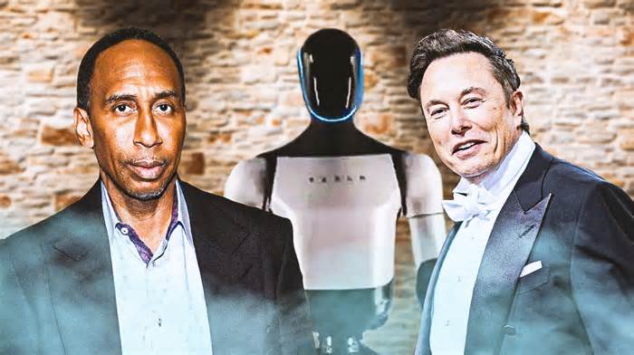 Stephen A. Smith says Elon Musk's new robots 'scares the living heck out of me'