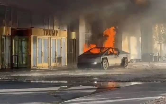 Tesla Cybertruck Explosion at Trump Las Vegas Hotel Being Investigated as an Act of Terror After One Is Left Dead