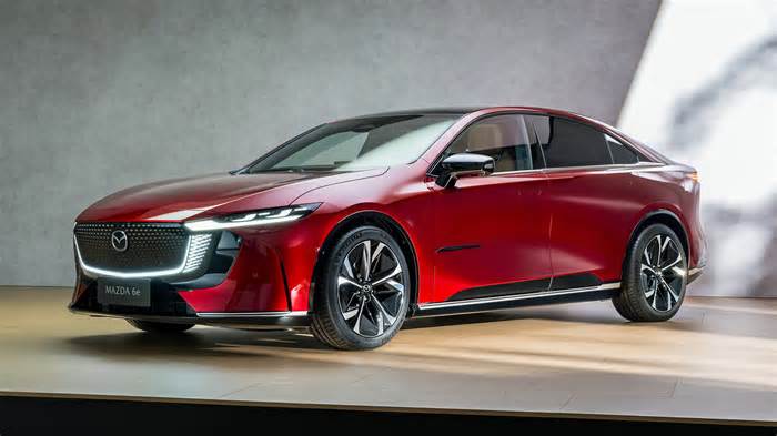 Mazda 6e revealed: sleek electric hatch will take on Tesla Model 3