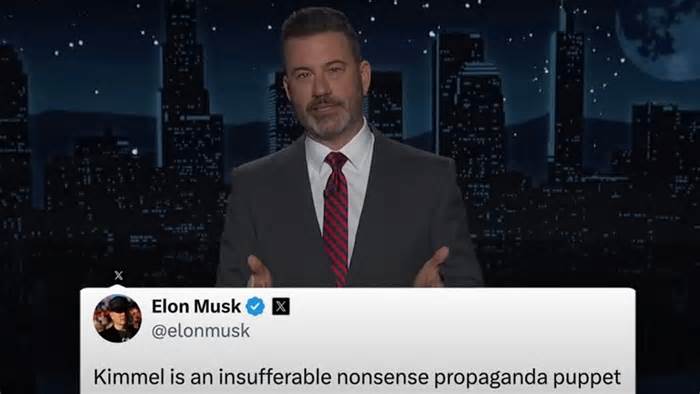 Jimmy Kimmel Responds to Elon Musk Calling Him a ‘Propaganda Puppet’: ‘Listen Kermit, You Bought Twitter’