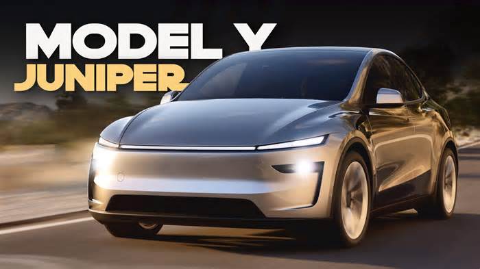 2025 Tesla Model Y Debuts With Cybercab Looks And Turn Signal Stalks