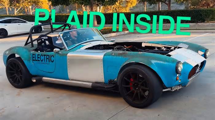 This Tesla Plaid-Powered Cobra Is Absurdly Quick