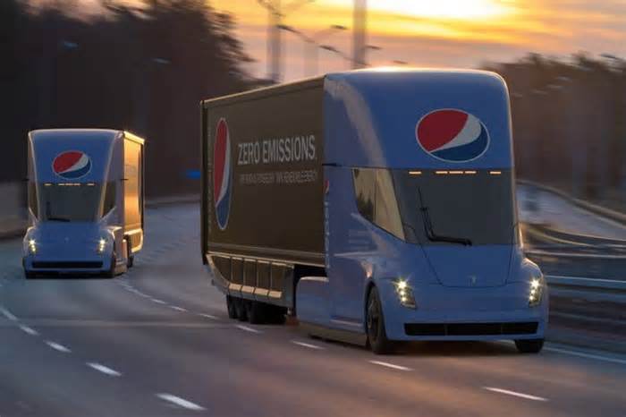 Tesla Semi Fleet Grows As PepsiCo Takes Delivery Of Another 50 EV Trucks