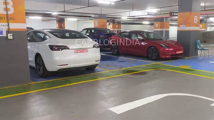 Multiple Units of Tesla Model 3 Spied in Pune