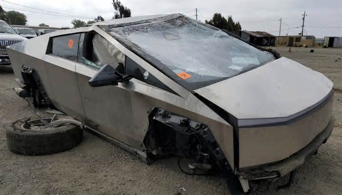 Tesla Cybertruck Gets Totaled After Flipping Over in Insane Road Rage Incident