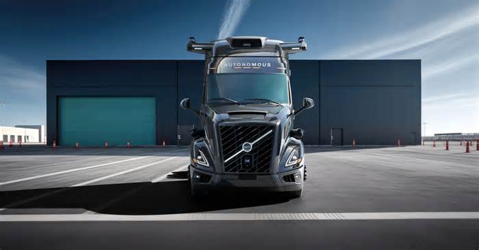 Volvo teams up with Aurora to reveal an autonomous semi truck