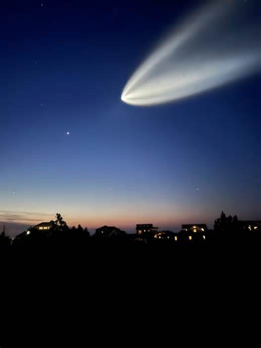 Virginians see Starlink satellites as a part of SpaceX Falcon 9 rocket launch