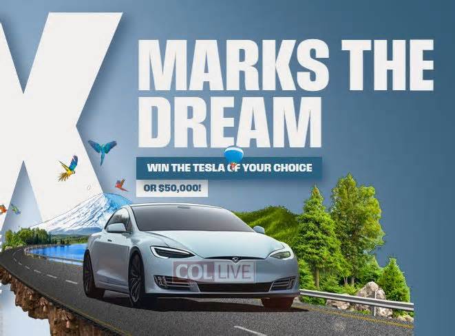 How to Win Your Dream Tesla or $50,000 Cash!