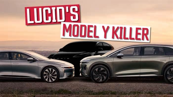 This Is Your First Look At Lucid's $50,000 Tesla Model Y Killer