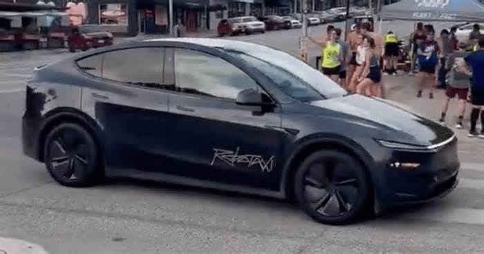 ‘Unsupervised’ Tesla Robotaxi based on new Model Y sighted on test, public rides to begin June 22