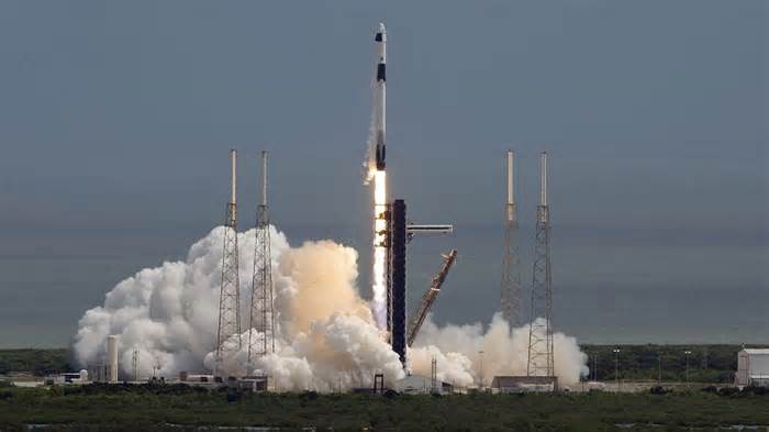 SpaceX's Falcon 9 rocket grounded after launching spacecraft on rescue mission to ISS