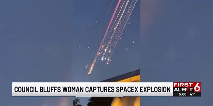 Council Bluffs woman witnesses SpaceX Starship explosion