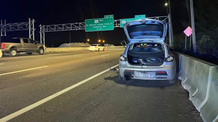 Tesla found in hit and run that killed man changing tire on I-275 in St. Pete, FHP says