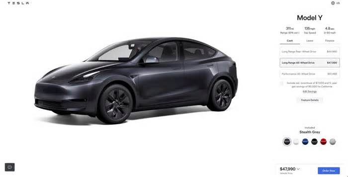 Tesla Model Y and Model 3 get slight range bumps