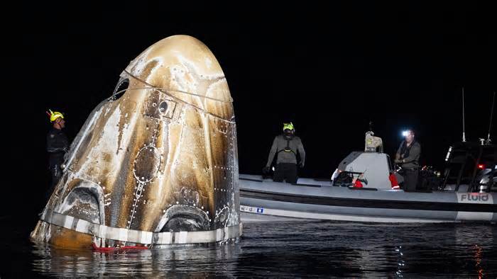 Four astronauts of SpaceX Crew-8 return to Earth after months of delays