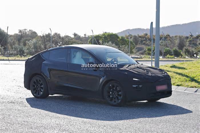 Tesla Model Y Juniper Prototype Spied in Europe Reveals a Few Dirty Secrets