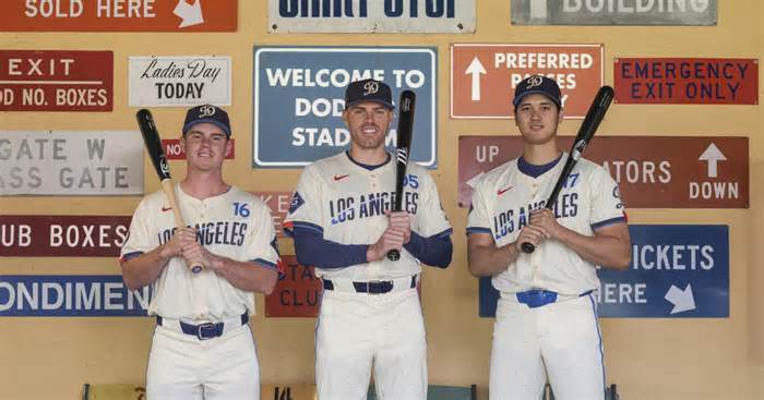 Column: Why the Dodgers’ new City Connect uniforms are an L.A. blast