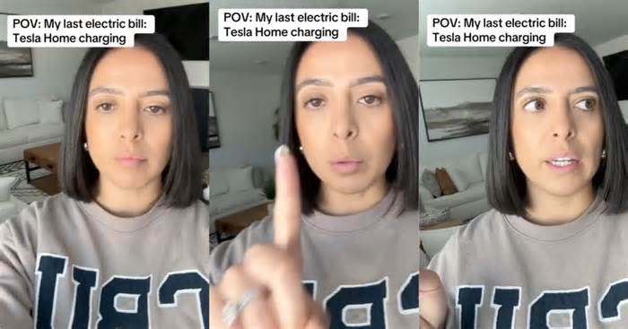 Driver Shared How Much Her Electricity Bill Is Now That She Has A Tesla Charging Station. – ‘That’s off-peak hours, and we have solar panels in our house.’