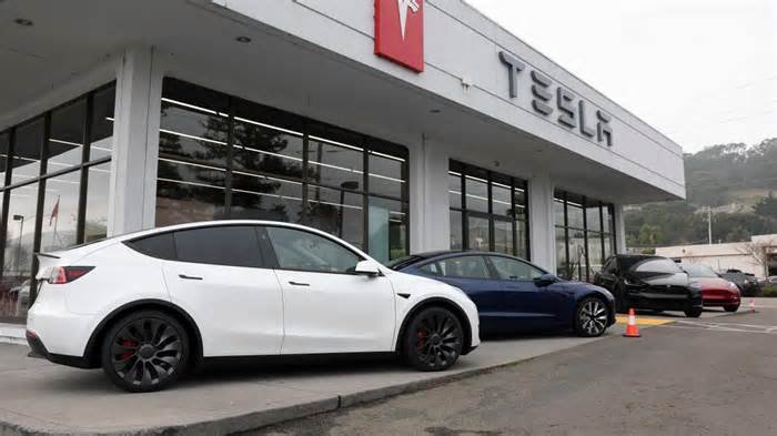 Tesla reports first annual sales decline in almost a decade