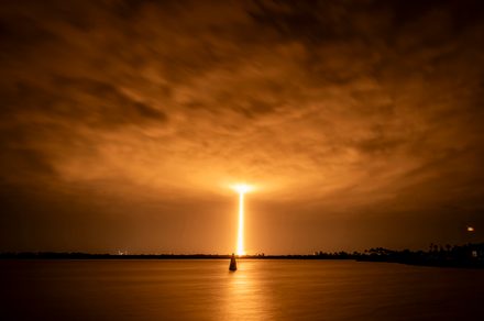 SpaceX marks 100th Space Coast launch of 2025 with stunning Falcon 9 images
